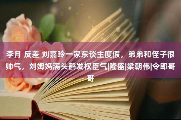 李月 反差 刘嘉玲一家东谈主度假，弟弟和侄子很帅气，刘姆妈满头鹤发权臣气|隆盛|梁朝伟|令郎哥